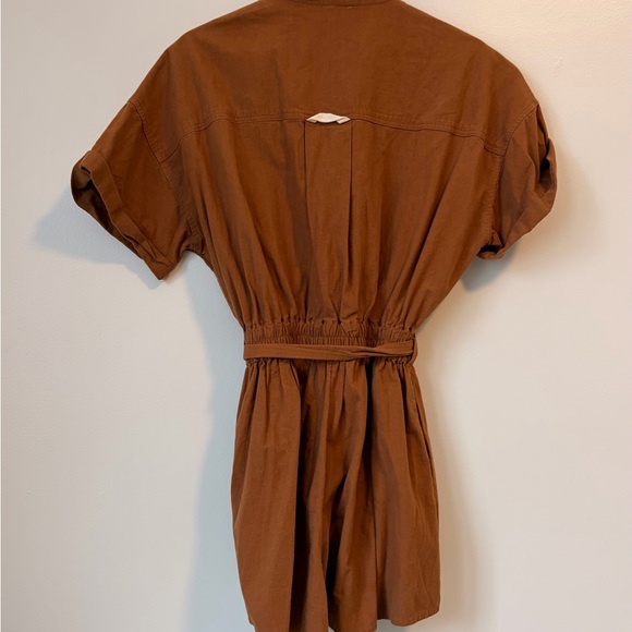 Free People Utility Belted Romper - Picture 6 of 12